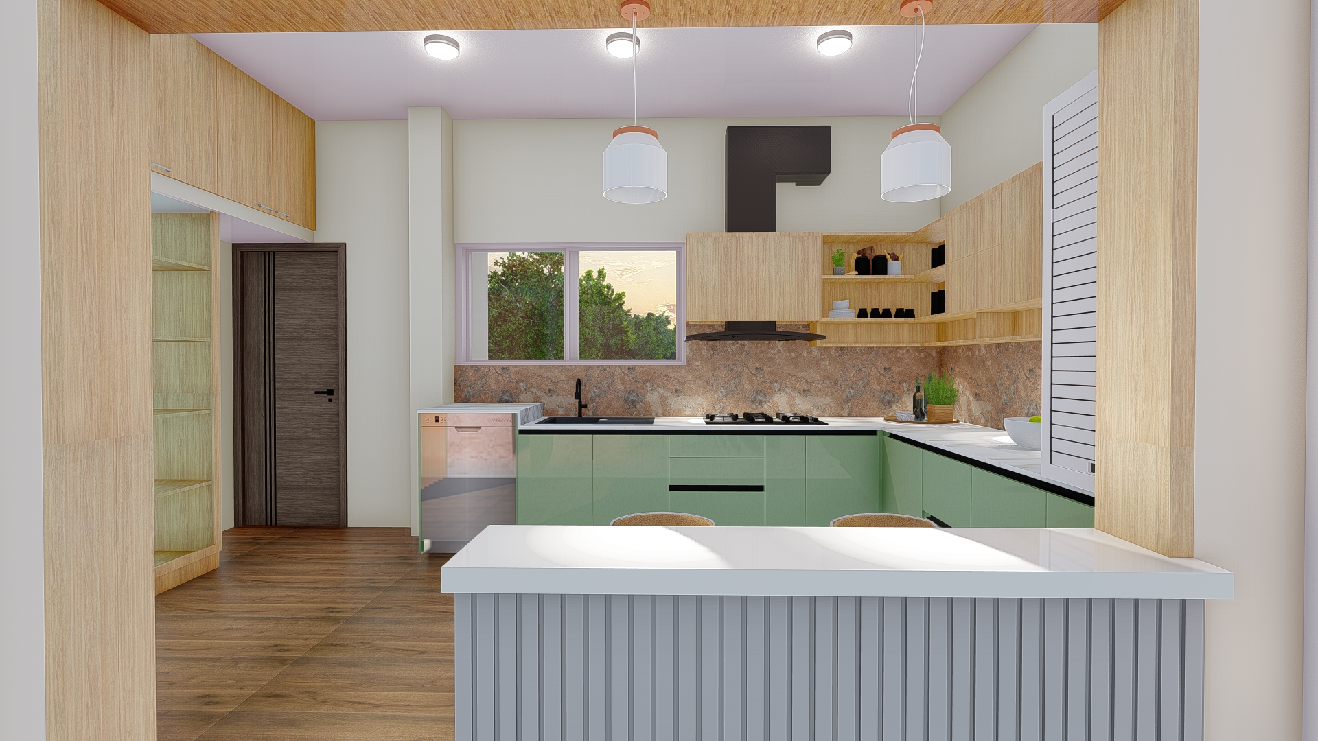 Modern Modular Kitchen